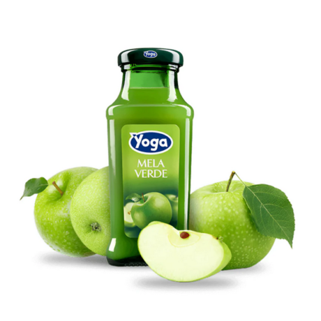 Yoga Succo di Frutta Gusto Mela Verde da 220 ml