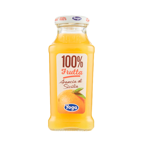 Yoga, Succo di frutta 100% – Arancia Sicilia – cl 20
